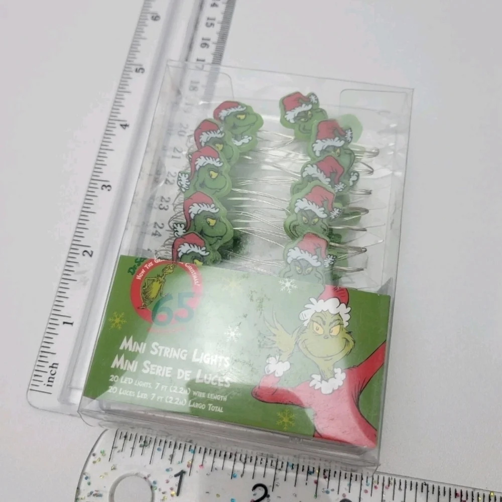 The Grinch Lights Mini String Lights 2 Packs